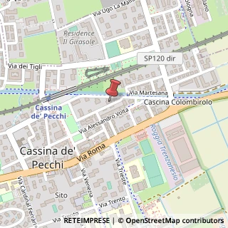 Mappa Via Giosuè Carducci, 12, 20060 Cassina de' Pecchi, Milano (Lombardia)