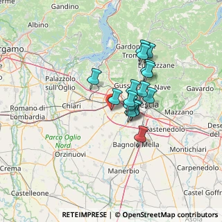 Mappa Via Padre Dionisio Troncana, 25039 Travagliato BS, Italia (9.92875)