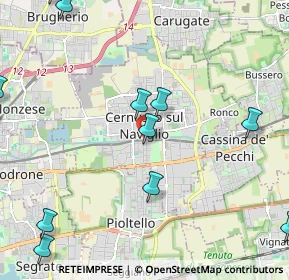 Mappa Cernusco S.n., 20063 Cernusco sul Naviglio MI, Italia (3.07231)