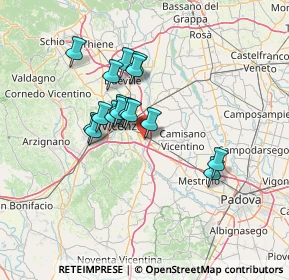 Mappa Via Milano, 36040 Torri di Quartesolo VI, Italia (10.82688)