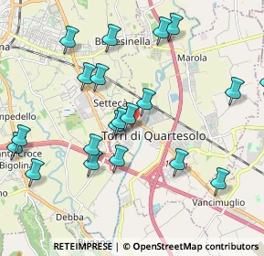Mappa Via Milano, 36040 Torri di Quartesolo VI, Italia (2.163)