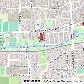 Mappa Via Donatello, 12, 20063 Cernusco sul Naviglio, Milano (Lombardia)