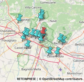 Mappa Via Leonida Bissolati, 25125 Brescia BS, Italia (5.55833)