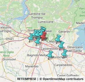 Mappa Via Leonida Bissolati, 25125 Brescia BS, Italia (7.58308)