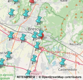 Mappa Via Leonida Bissolati, 25125 Brescia BS, Italia (6.06368)