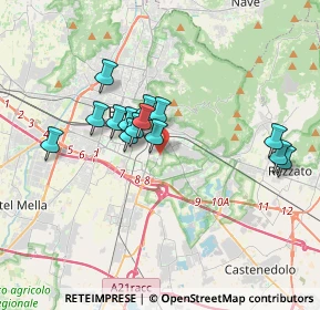 Mappa Via Leonida Bissolati, 25125 Brescia BS, Italia (2.98143)