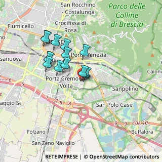 Mappa Via Leonida Bissolati, 25125 Brescia BS, Italia (1.43357)