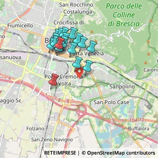 Mappa Via Leonida Bissolati, 25125 Brescia BS, Italia (1.706)