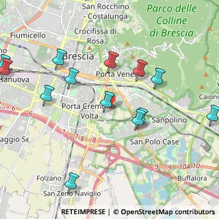 Mappa Via Leonida Bissolati, 25125 Brescia BS, Italia (2.54214)