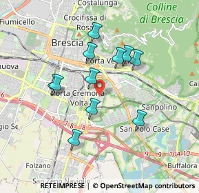 Mappa Via Leonida Bissolati, 25125 Brescia BS, Italia (1.57091)