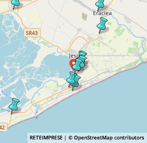 Mappa Via Roma Destra, 30016 Jesolo VE, Italia (3.98)