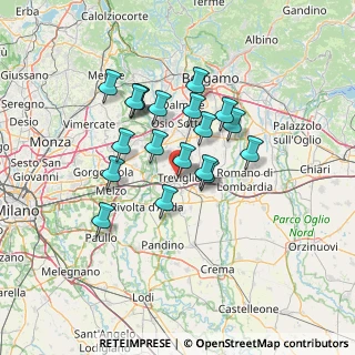Mappa Via XXV Aprile, 24047 Treviglio BG, Italia (11.20105)