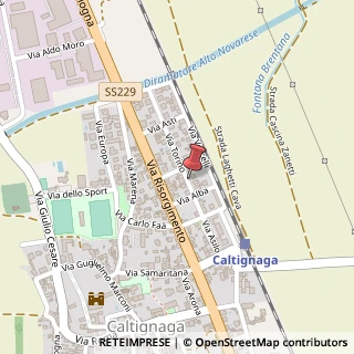Mappa Via Torino,  6, 28010 Caltignaga, Novara (Piemonte)