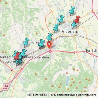Mappa Via della Siderurgia, 36100 Vicenza VI, Italia (4.82059)