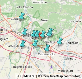 Mappa Via Teofilo Folengo, 25135 Brescia BS, Italia (4.87182)