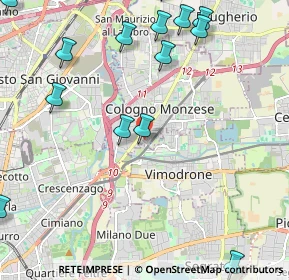 Mappa Via Achille Grandi, 20093 Cologno Monzese MI, Italia (2.926)