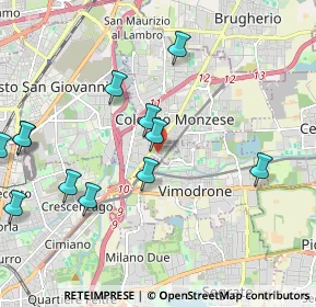 Mappa Via Luigi Einaudi, 20093 Cologno Monzese MI, Italia (2.33083)