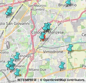 Mappa Via Achille Grandi, 20093 Cologno Monzese MI, Italia (2.79714)