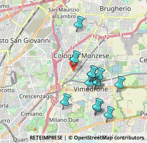 Mappa Via Luigi Einaudi, 20093 Cologno Monzese MI, Italia (1.75769)