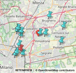 Mappa Via Luigi Einaudi, 20093 Cologno Monzese MI, Italia (4.25867)