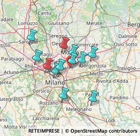 Mappa Via Achille Grandi, 20093 Cologno Monzese MI, Italia (10.20417)