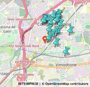 Mappa Via Luigi Einaudi, 20093 Cologno Monzese MI, Italia (0.7865)