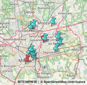 Mappa Via Luigi Einaudi, 20093 Cologno Monzese MI, Italia (6.04583)