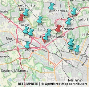 Mappa Via Palmanova, 20021 Baranzate MI, Italia (3.972)