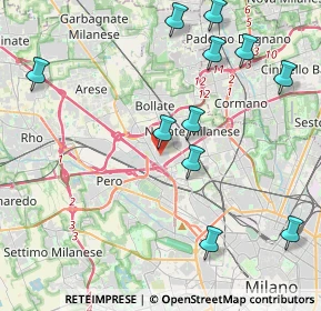 Mappa Via Palmanova, 20021 Baranzate MI, Italia (4.74818)