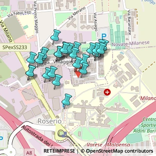 Mappa Via Cividale, 20021 Baranzate MI, Italia (0.2)