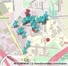 Mappa Via Palmanova, 20021 Baranzate MI, Italia (0.18519)