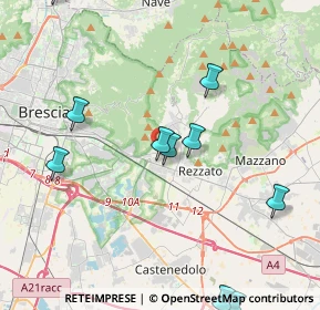 Mappa Via Salodiana, 25135 Brescia BS, Italia (5.24455)