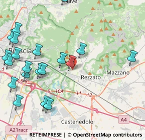 Mappa Via Salodiana, 25135 Brescia BS, Italia (5.2775)