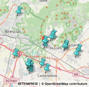 Mappa Via Salodiana, 25135 Brescia BS, Italia (4.18375)