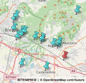 Mappa Via Salodiana, 25135 Brescia BS, Italia (4.10765)