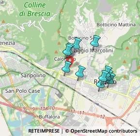Mappa Via Salodiana, 25135 Brescia BS, Italia (1.41364)