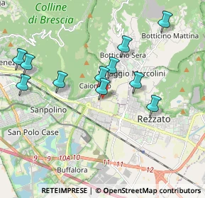 Mappa Via Salodiana, 25135 Brescia BS, Italia (1.89636)