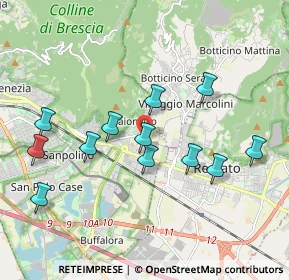 Mappa Via Salodiana, 25135 Brescia BS, Italia (1.87833)