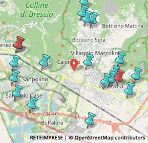 Mappa Via Salodiana, 25135 Brescia BS, Italia (2.6275)