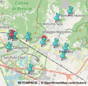 Mappa Via Salodiana, 25135 Brescia BS, Italia (2.2975)