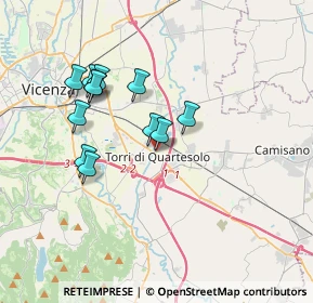 Mappa Via Piave, 36040 Torri di Quartesolo VI, Italia (3.195)