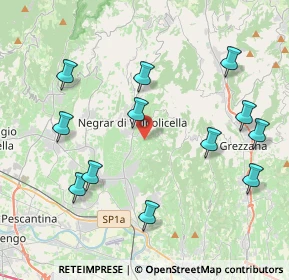 Mappa Via Cerè, 37024 Negrar di Valpolicella VR, Italia (4.45833)
