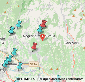 Mappa Via Cerè, 37024 Negrar di Valpolicella VR, Italia (6.10556)