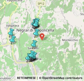 Mappa Via Cerè, 37024 Negrar di Valpolicella VR, Italia (1.855)