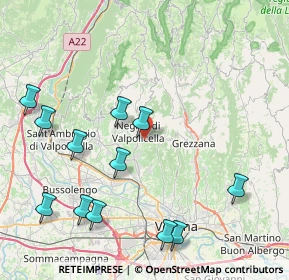 Mappa Via Cerè, 37024 Negrar di Valpolicella VR, Italia (9.61917)