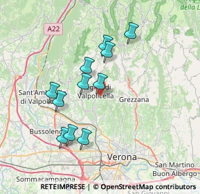 Mappa Via Cerè, 37024 Negrar di Valpolicella VR, Italia (6.47545)