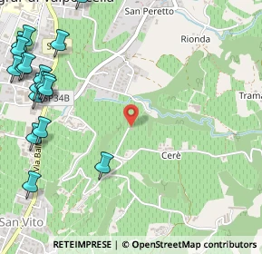 Mappa Via Cerè, 37024 Negrar di Valpolicella VR, Italia (0.8205)