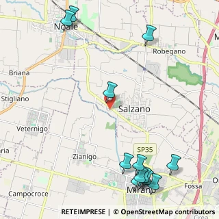 Mappa Via Sicilia, 30030 Salzano VE, Italia (3.01833)