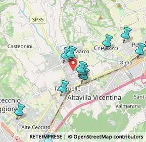 Mappa Via dell'Industria, 36051 Creazzo VI, Italia (2.29692)