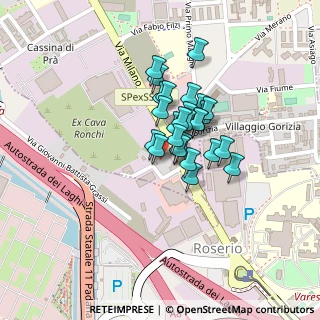 Mappa Via Bissone, 20021 Baranzate MI, Italia (0.13704)
